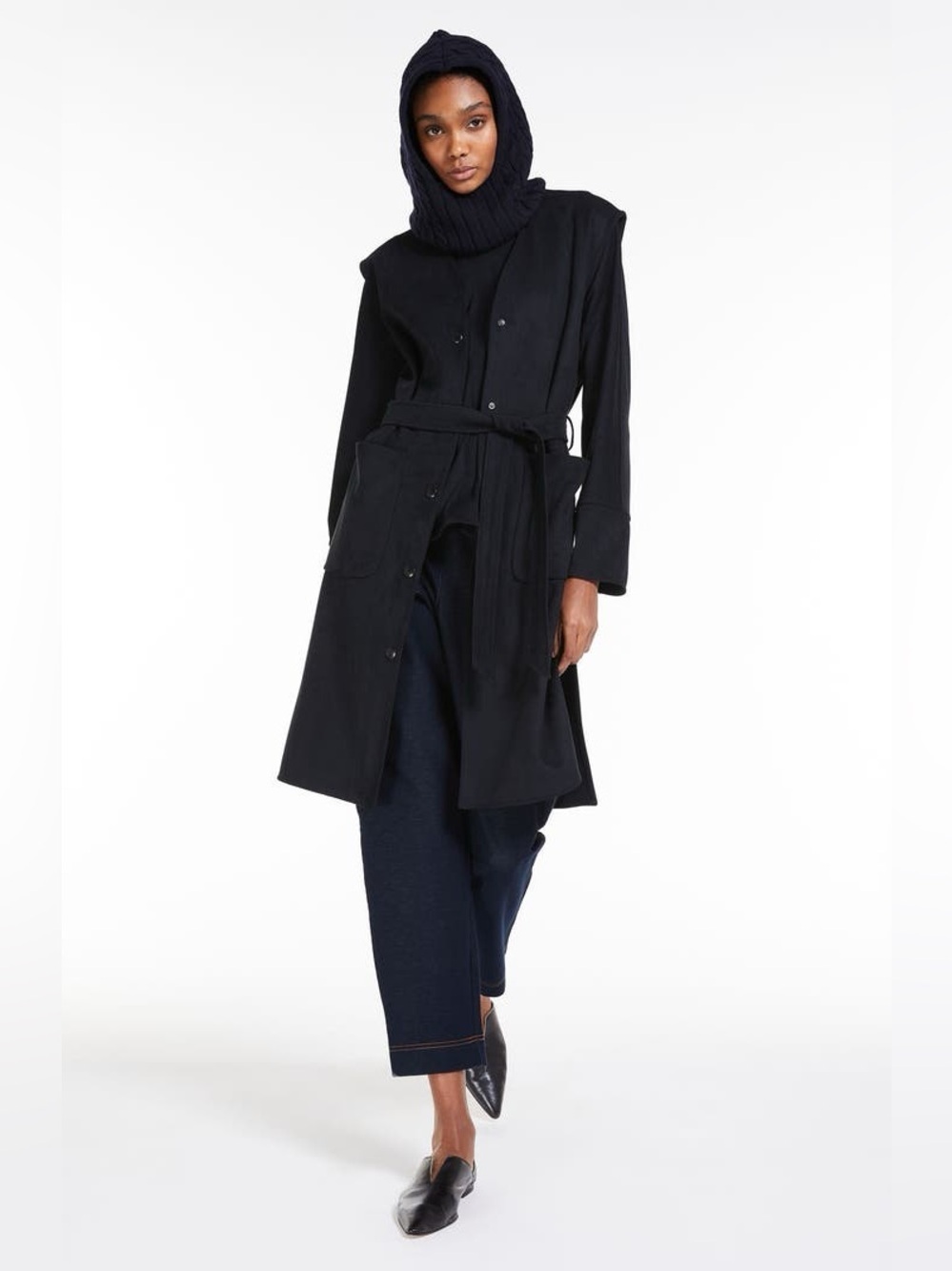 MaxMara Leisure Navy Jersey Gilet Vest, BNWT, size XL